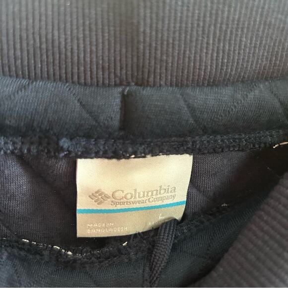 Columbia Lodge Quilted Jogger Lounge Pants Dark Nocturnal Navy Blue NWT Size L - Picture 5 of 8